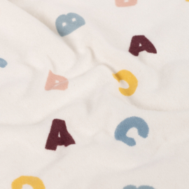 Qjutie Sweattricot peachy effect letters wit