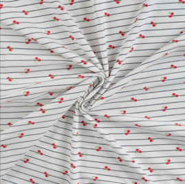 Qjutie tricot Cherries red