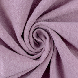 Sandwashed Crepe Uni 100% Cotton - donker oud roze