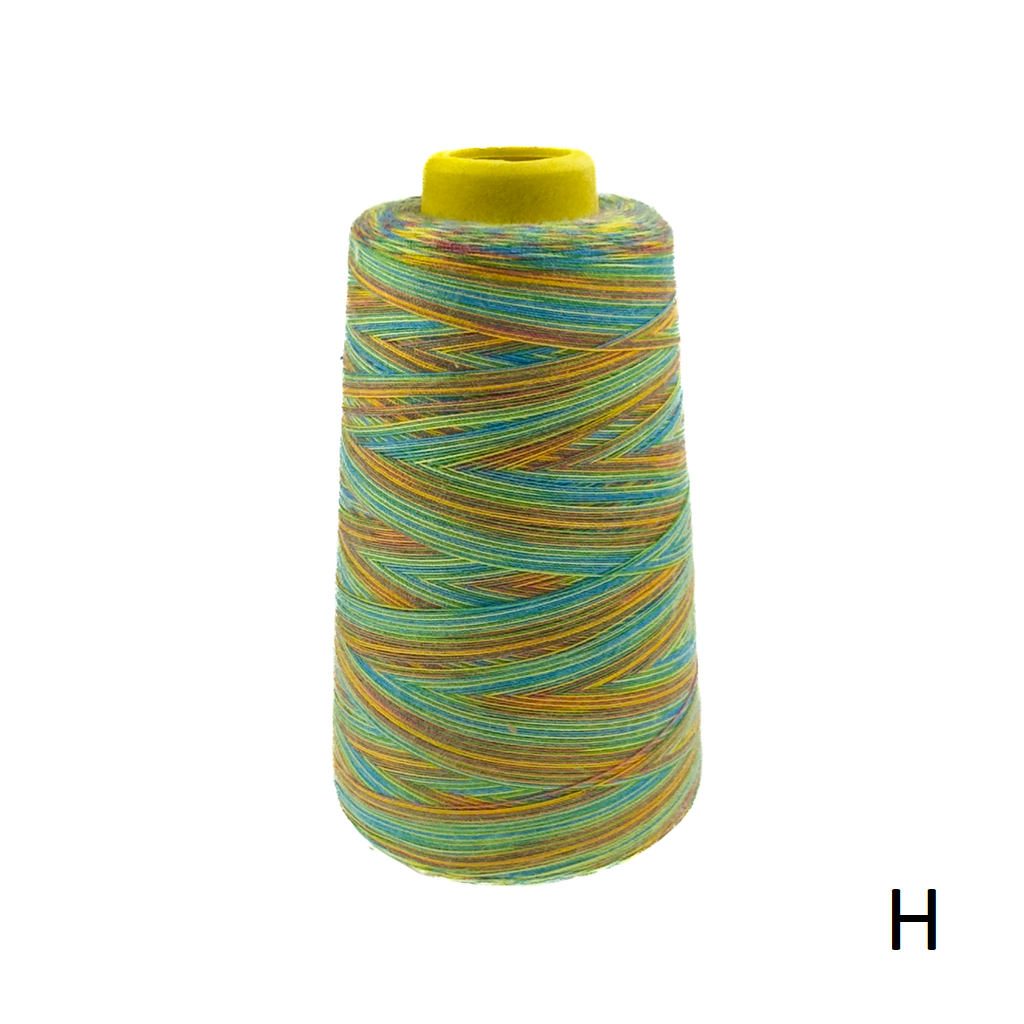 Multicolor lockgaren