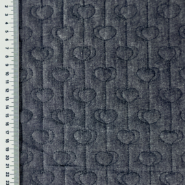 Gewatteerd Jeans Hearts - Marine