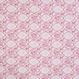 Qjutie Katoen Poplin  Pinky