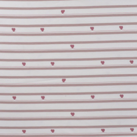 Qjutie Tricot Hearts & stripes