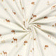 Tricot print bedrukt Sweet Bambi gebroken wit