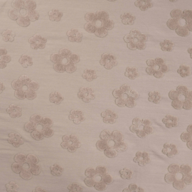 Katoen Jacquard Flower