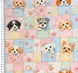 Tricot Digital Beautiful Mixture - puppy's Design F