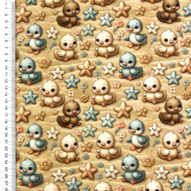 Tricot print Mini friends design A