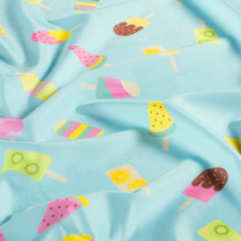 Swimwear Jersey digitaal bedrukt IJsjes Aqua