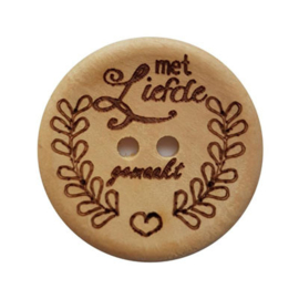Houten knopen 30mm