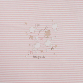 Qjutie tricot Panel Kitten roze