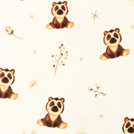 Snoozy fabrics Tricot dierenprint sweet animals