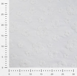 Katoen Jacquard Flower