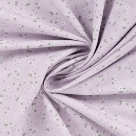 Qjutie Katoen lila flowers