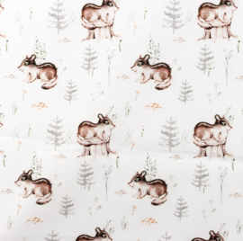 Snoozy fabrics Poplin Dasjes