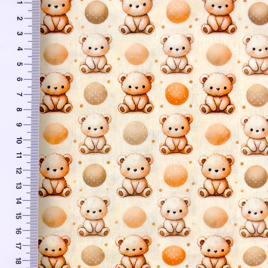 Katoen Teddy dots