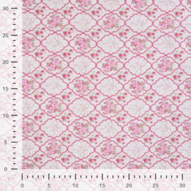 Qjutie Katoen Poplin  Pinky