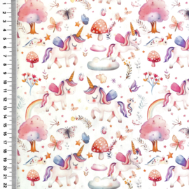 Poplin digitale print Printed Dreamers - Design A