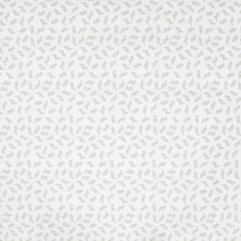 Qjutie Katoen ecru leaves