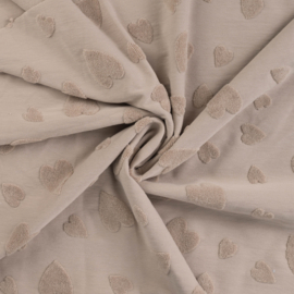Katoen Jacquard Hearts