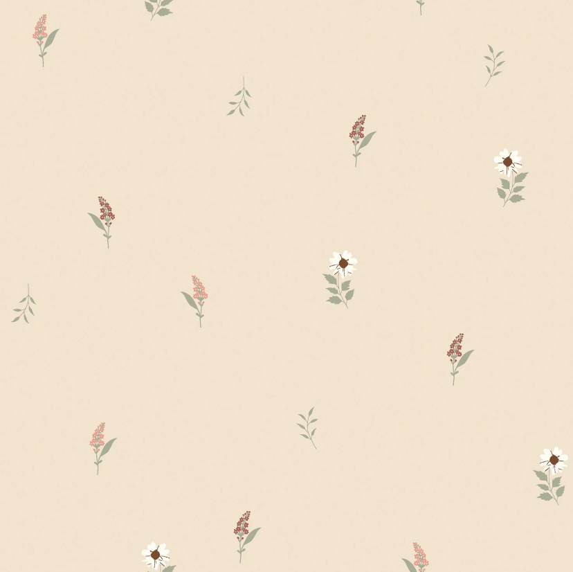 Tricot print bedrukt Natuur Beige