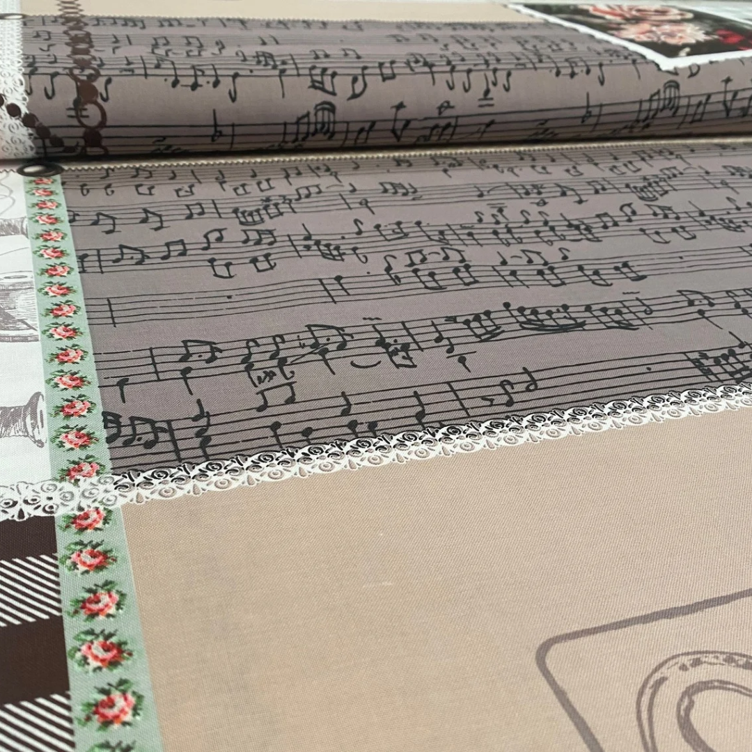 Hele rol voor 10 euro! Patchwork “Lief”