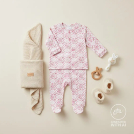 Qjutie Katoen Poplin  Pinky