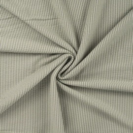 Jersey seersucker Lisa khaki