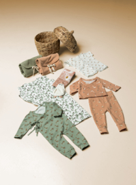 Qjutie tricot rib print Girafe