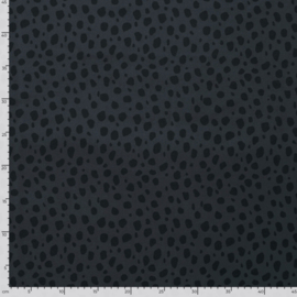 Softshell stof digitaal bedrukt Panter Grijs