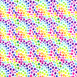Tricot print Multi color stip