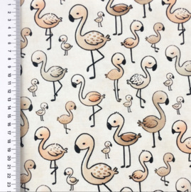 Tricot digital Lovely flamingo