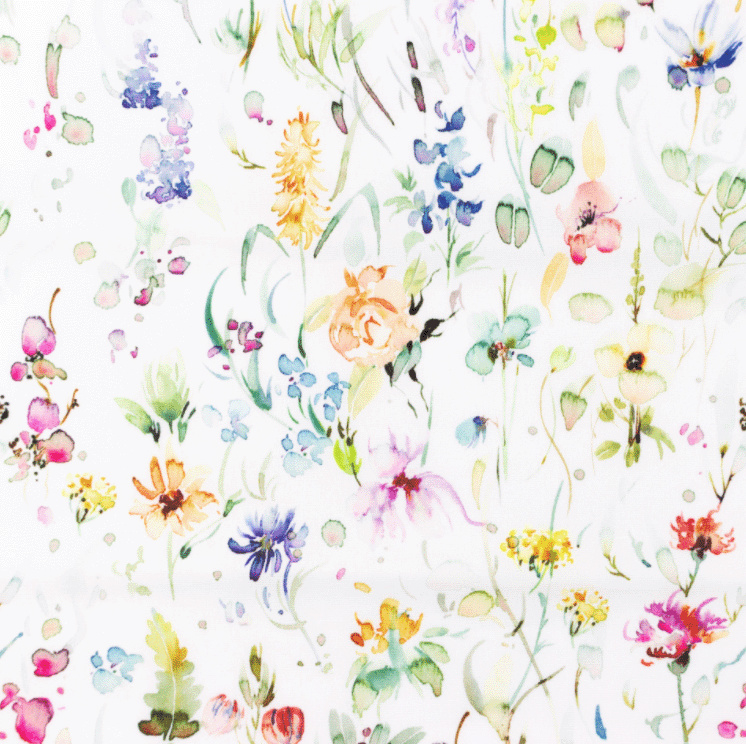 Snoozy fabrics Poplin Wildflowers