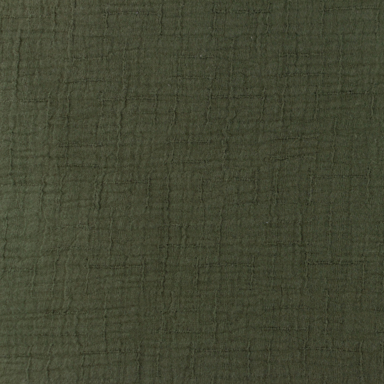 Snoozy fabrics Bamboe Hydrofiel bosgroen