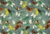 Qjutie tricot Butterflies & Flowers