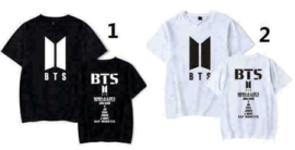 Witte BTS t shrit shirt topje tops kleding Kpop muziek Korea Witte BTS t shrit shirt topje tops kleding Kpop muziek Korea