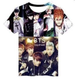 Witte BTS t shrit shirt topje tops kleding Kpop muziek Korea Witte BTS t shrit shirt topje tops kleding Kpop muziek Korea