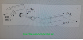 ALUMINIUM KRUKPAAR VOOR HYBRID SLOTEN