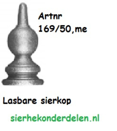 Sierkop Lasbaar afm 100 x 50 mm