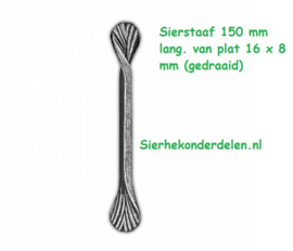 SIERSTAAF 150 MM / 16 X 8 MM