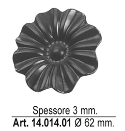 Rozet rond 62 mm 3 mm dik