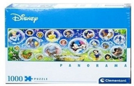 Panorama Puzzel Disney karakters, 1000st