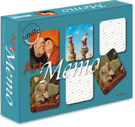 Art Memo - 48 pcs, Smile - Marius van Dokkum