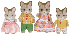 Sylvanian Familes 5180 Familie gestreepte kat