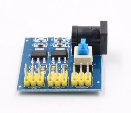 Voeding 6-12VDC in 3.3 + 5VDC uit