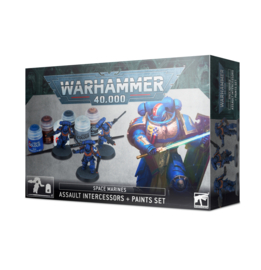 Warhammer 40K 60-11 Assault Intercessors and Paint Set