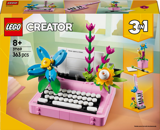 Lego 31169 Typemachine met bloemen