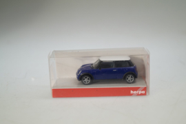 Herpa 023023 Mini Cooper TM Blue