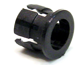 Ledhouder 5mm kunststof zwart