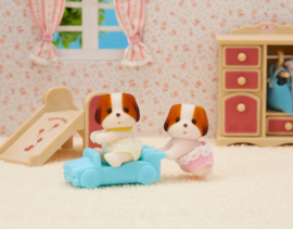 Sylvanian Familes 5428 Tweeling chiffon hond