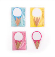 Good Feelings MINI STICKY NOTES ICE CREAM MOTIF, 80 SHEETS, 6 ASSORTED
